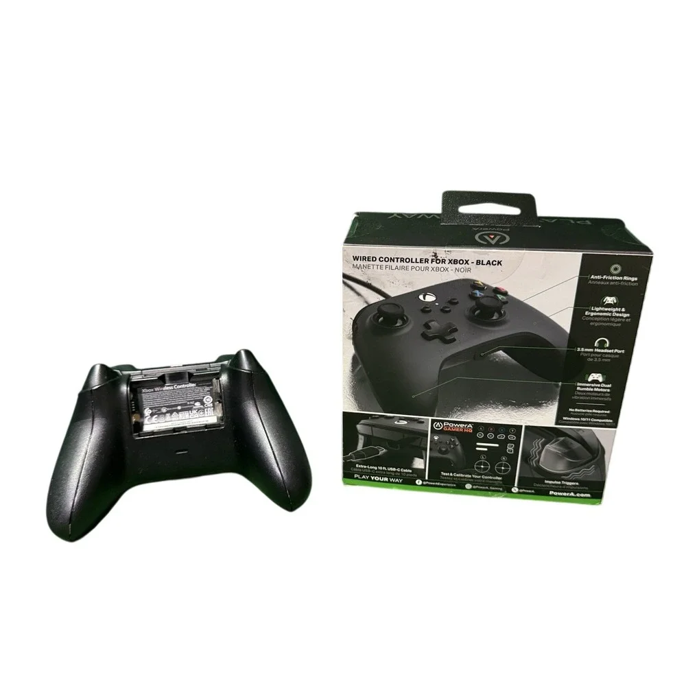 PowerA Wired Controller for Xbox Series X S Xbox One PC Black Stick Drift Repair